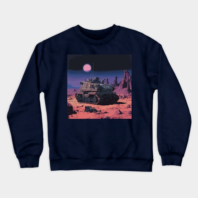 Mars Rover K3 Crewneck Sweatshirt by Ray Crimson